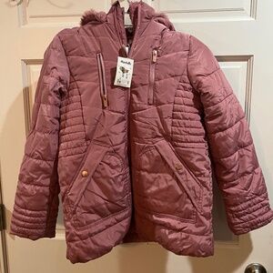 NWT Tahari Girl Jacket. Size: 12 Color Pink